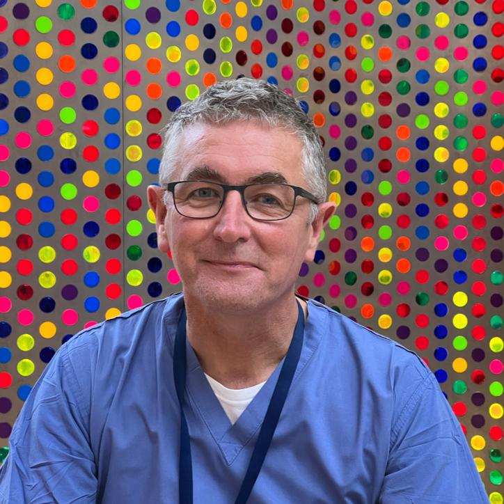 Dr. Larry Bacon (Surgeon) at St. James Hospital.