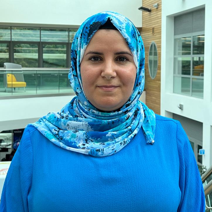 Interviewing Shada Warreth, Senior Training Manager at NIBRT, on the UCD campus.