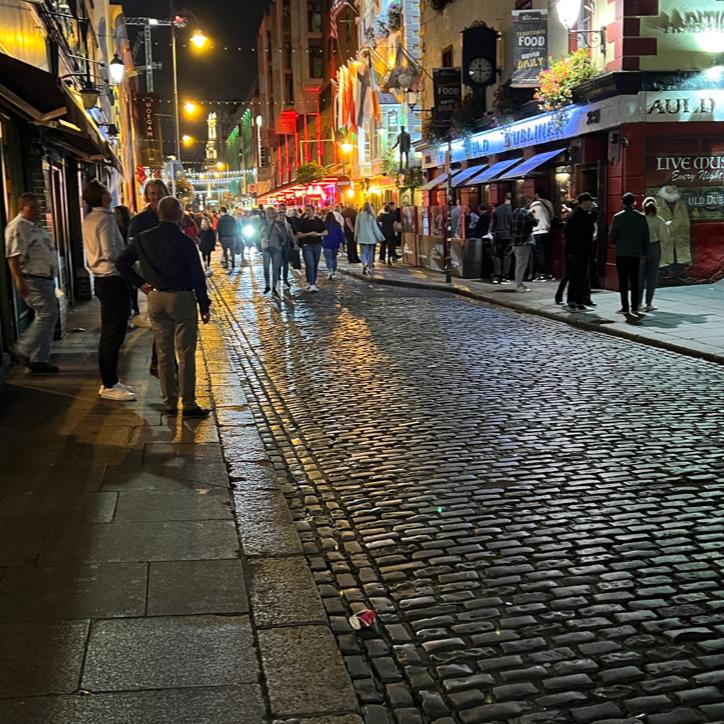Dublin's famous Temple Bar.
