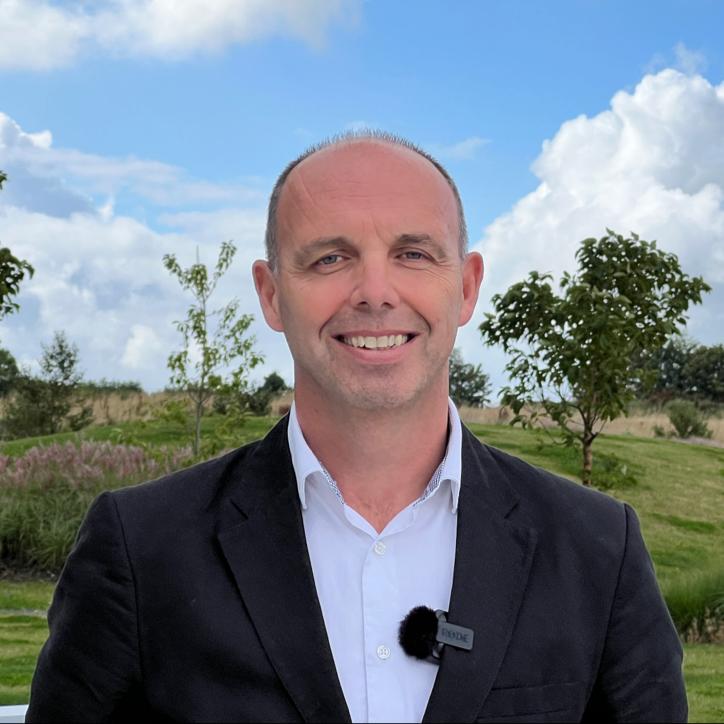 Brendan McGrath, of WuXi Ireland, outside their beautiful brand new facility.