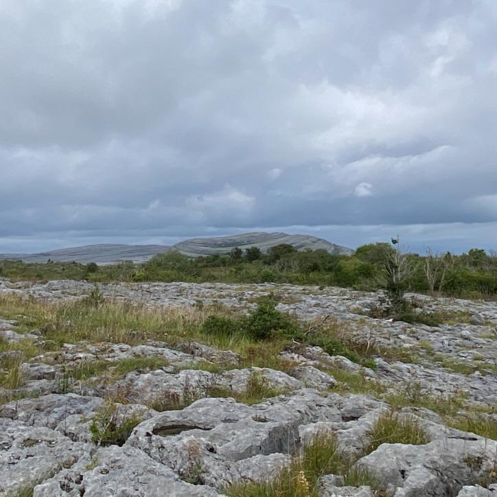 Big sky moment at Burren National Park.