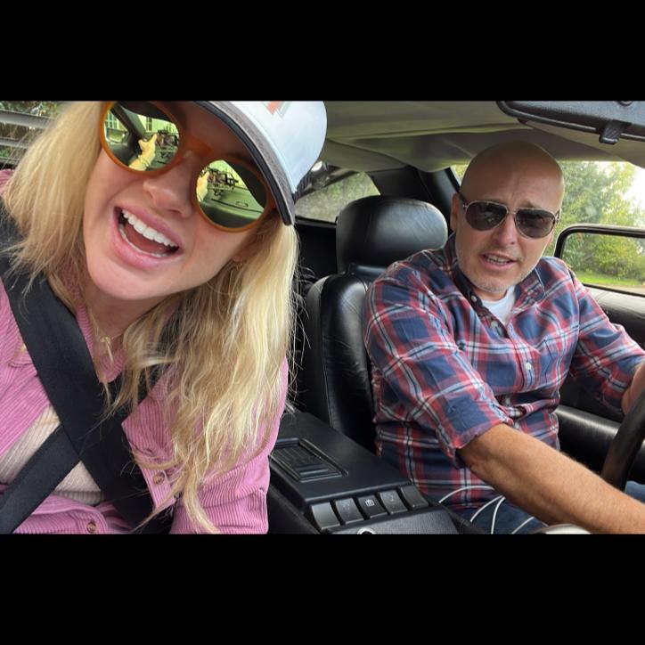 Emilee and Phill gear up to leave Killarney.