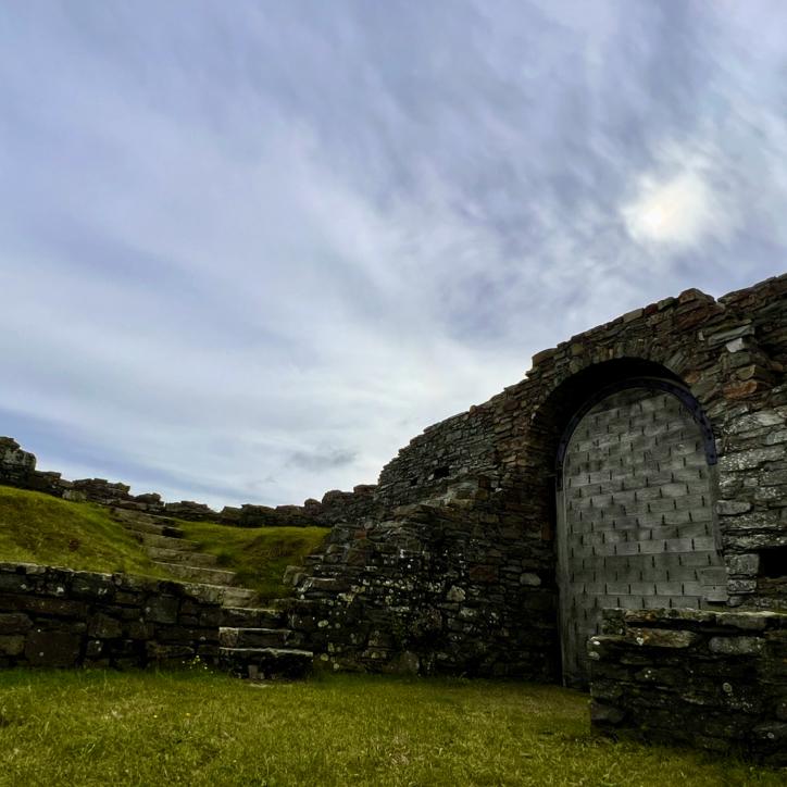 Inside the 17th-century James's Fort.