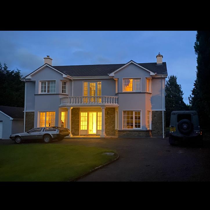 Home for the evening. Our cozy Airbnb in Killarney.