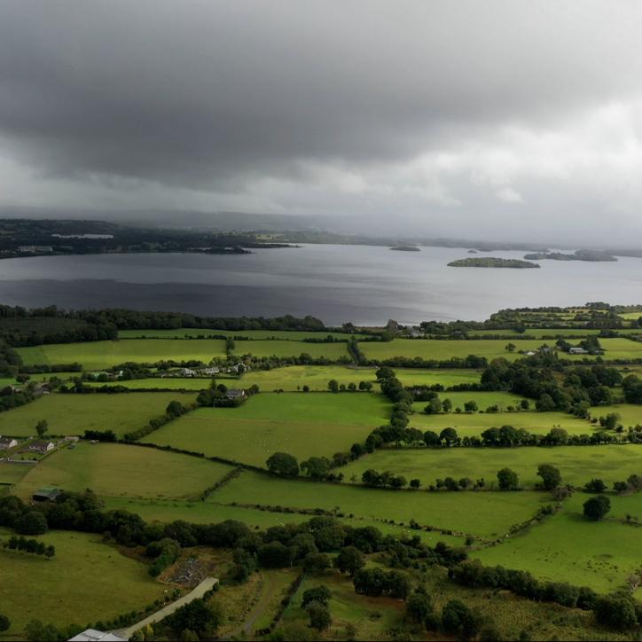 Ireland's 50 shades of green — and a couple shades of gray, too.