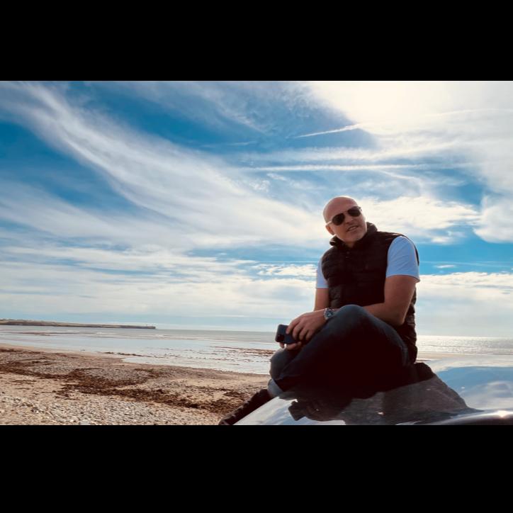 Phill gets philosophical on a beach in Cork.