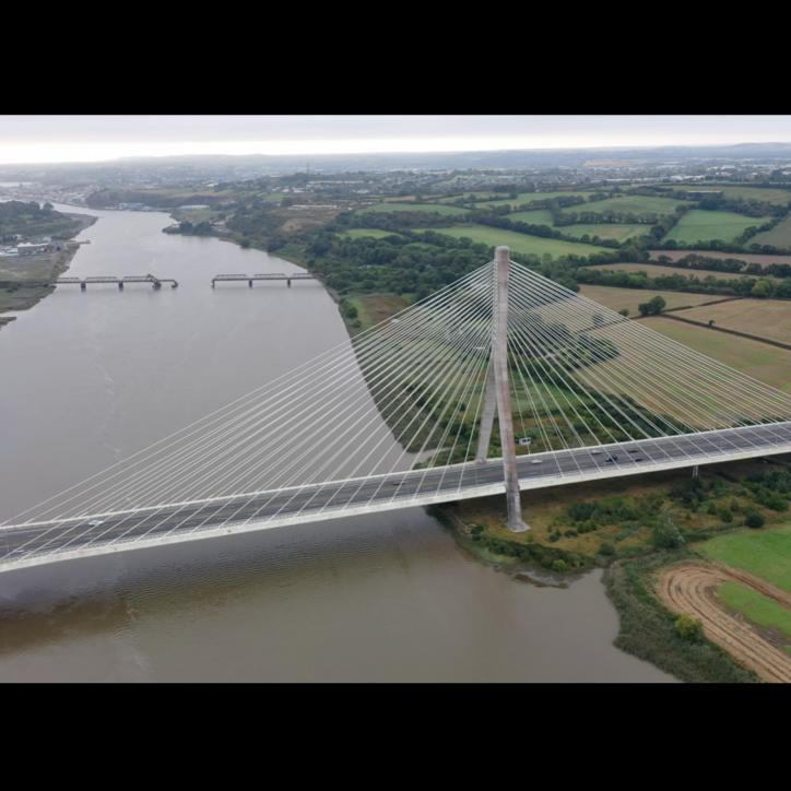 The Thomas Francis Meagher Bridge spanning the River Suir.