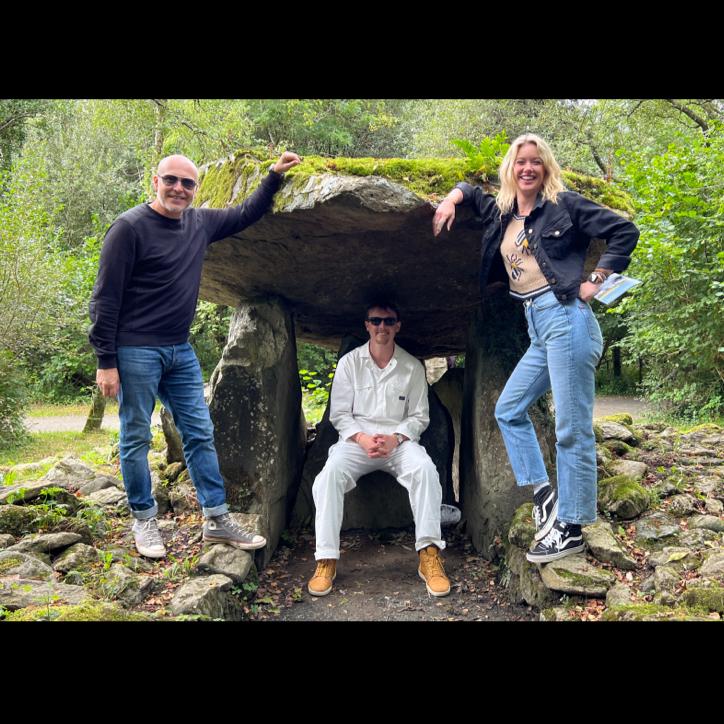 George, Phill, and Emilee found some new digs at Irish Heritage Park.