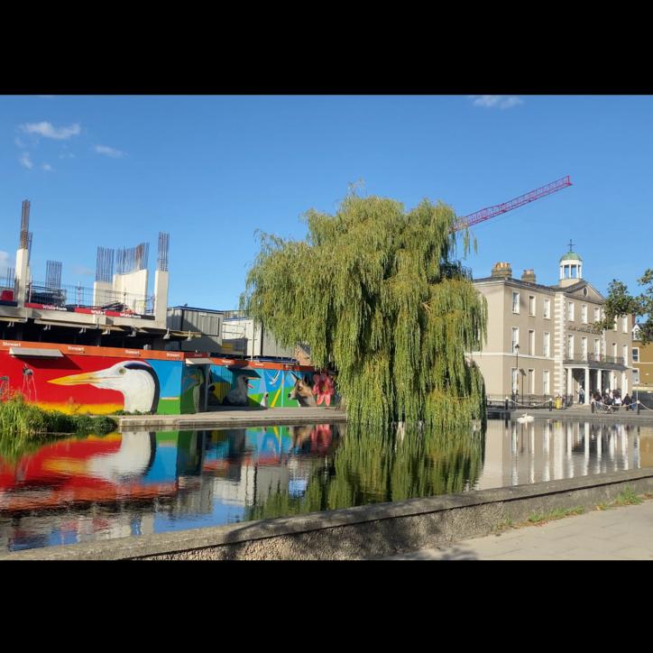 Back in Dublin and admiring the canals.