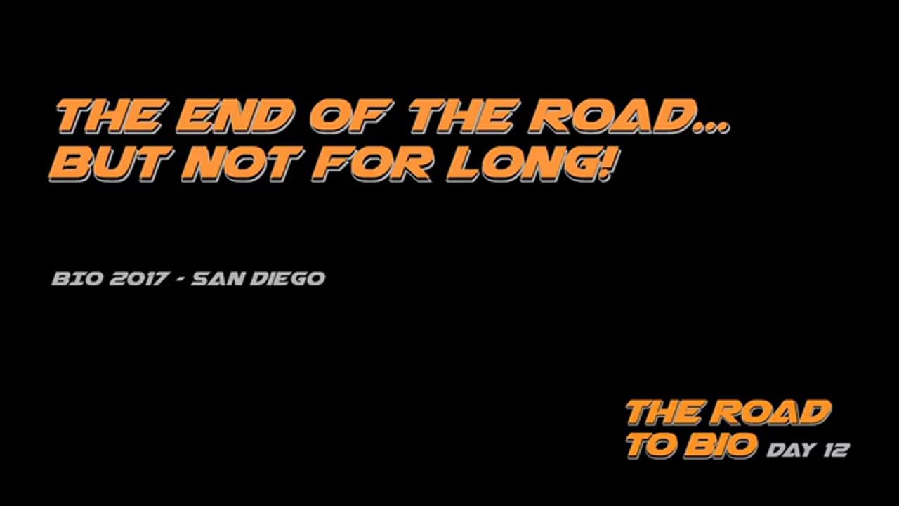 The End of the Road... but not for long!