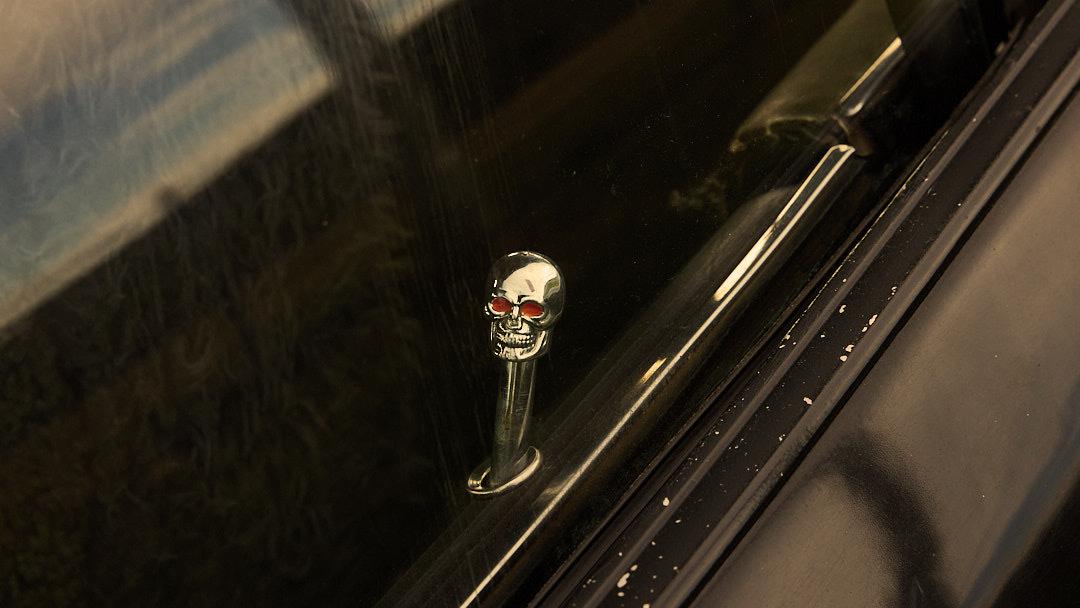 The Interceptor's not-so-child-friendly child safety lock.