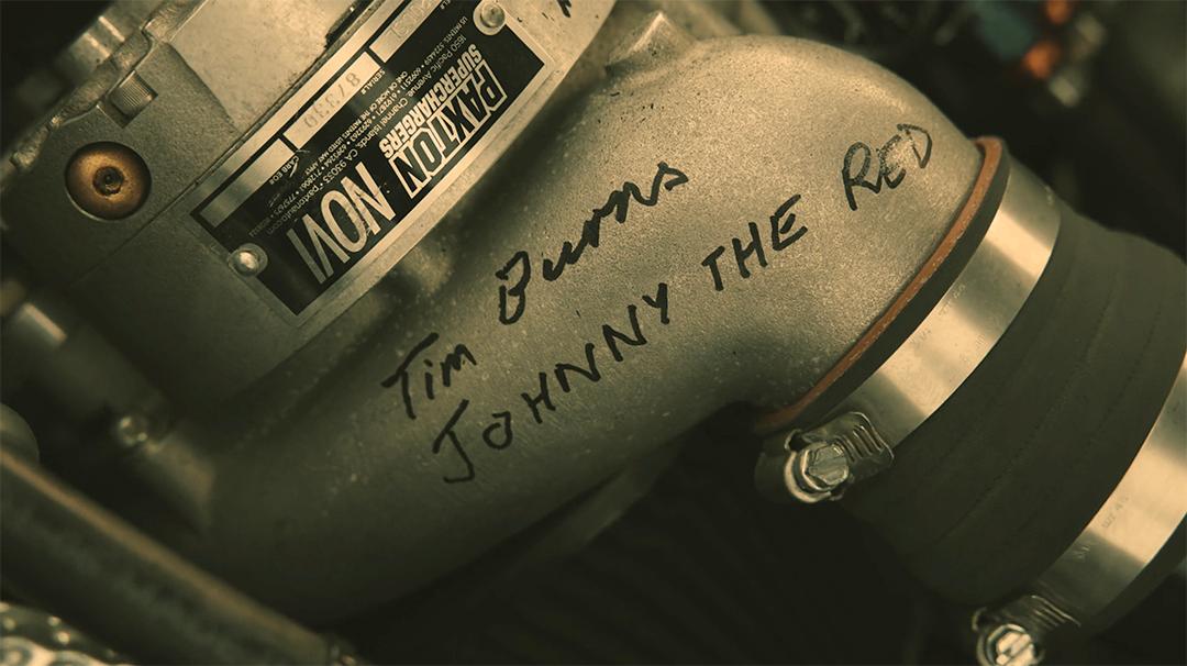 The Interceptor sports an authentic signature from Tim Burns, AKA Mad Max's Johnny the Boy.