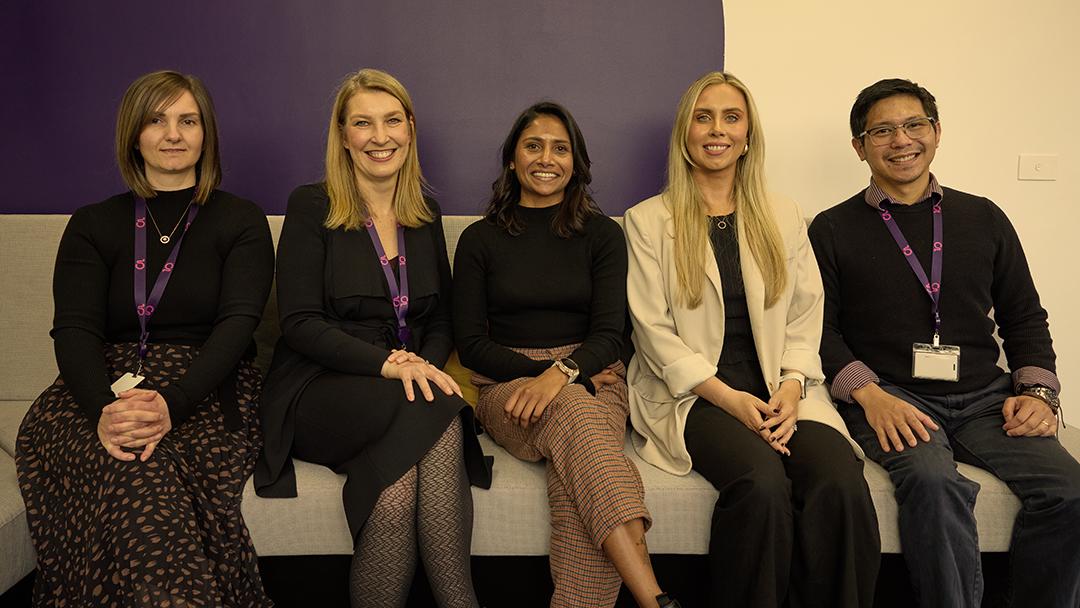 The Accelagen team following their roundtable interview.