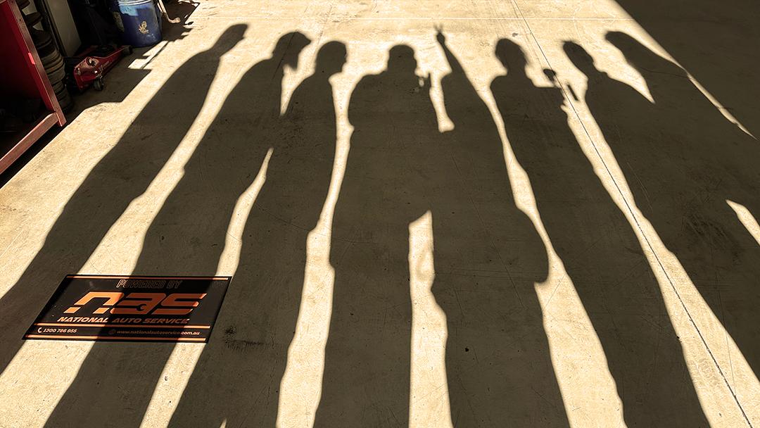 The Day 01 shadow pose.