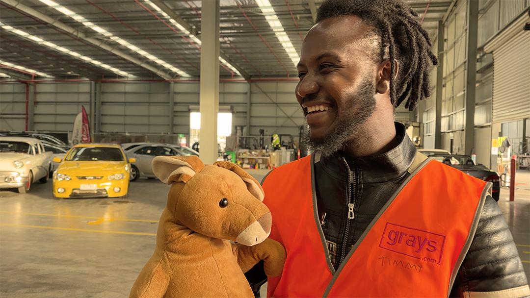 Adama made a new friend.