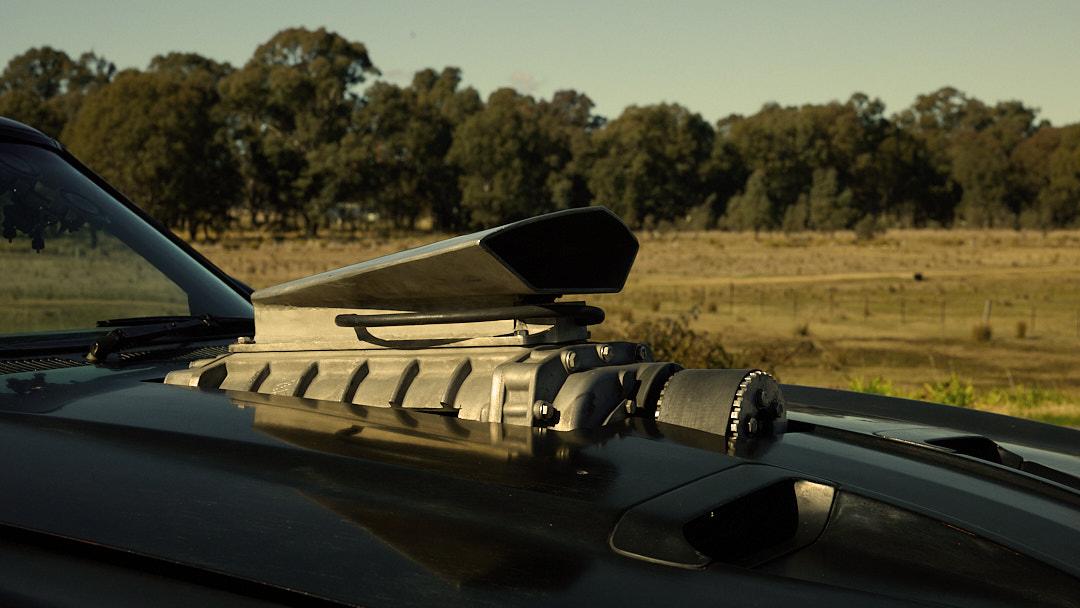 Up close and personal with the Interceptor.