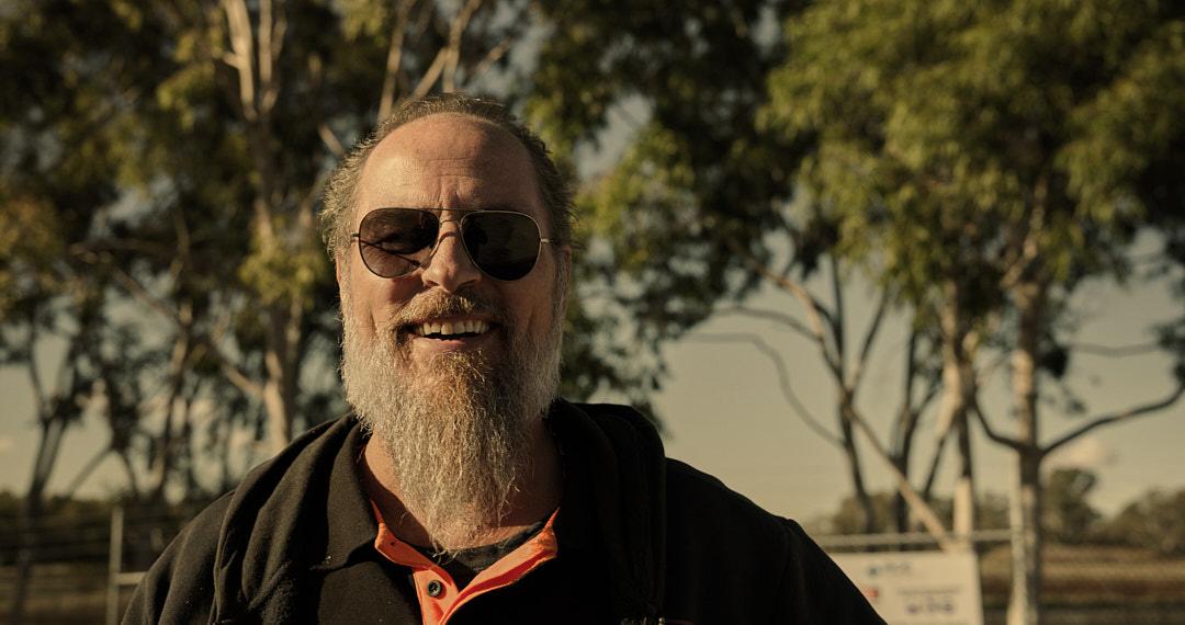 Clint's all smiles in Glenrowan.
