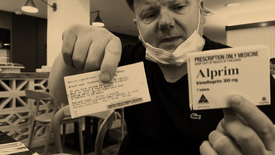 Nigel ran into some health troubles on the road. Not to worry, he's all patched up now.