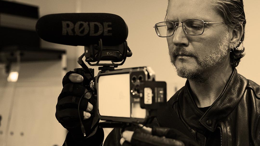 Props to Lucas for keeping the costume gloves on while operating the camera.