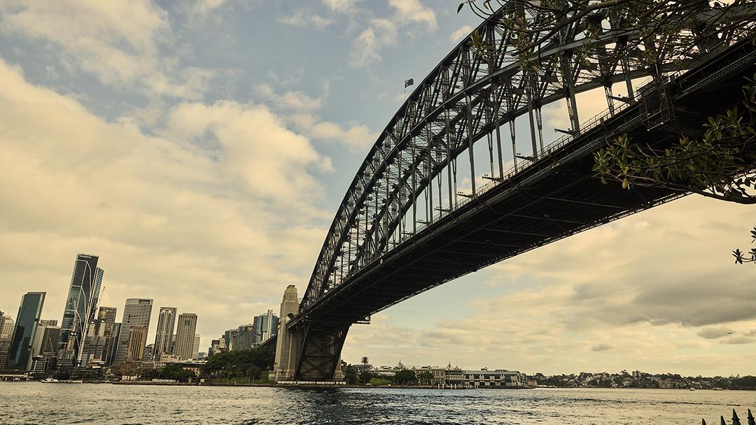 Sydney Harbour Bridge in all her majestic glory.