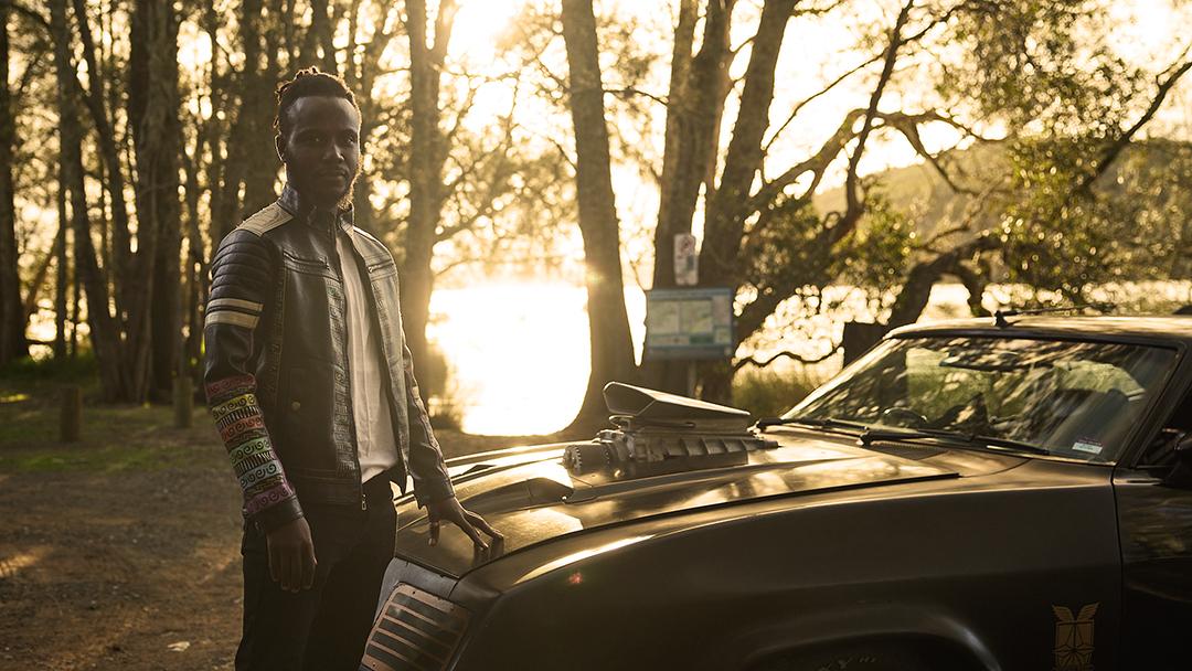 Adama becoming one with the vehicle.