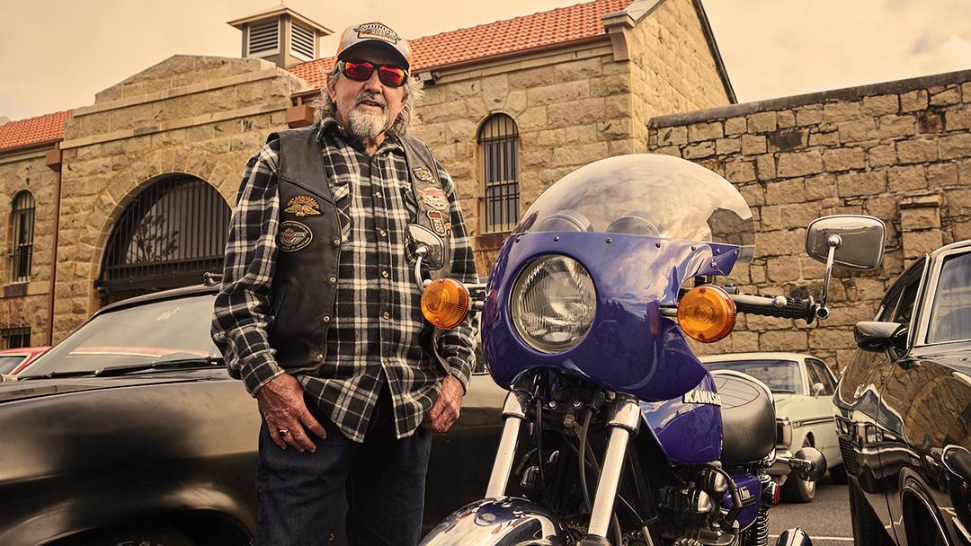 David McManus with his 1974 Z1 A.