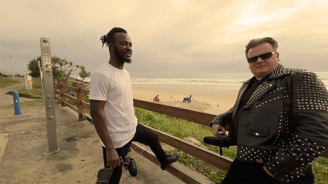 Adama and Nigel are always camera-ready.