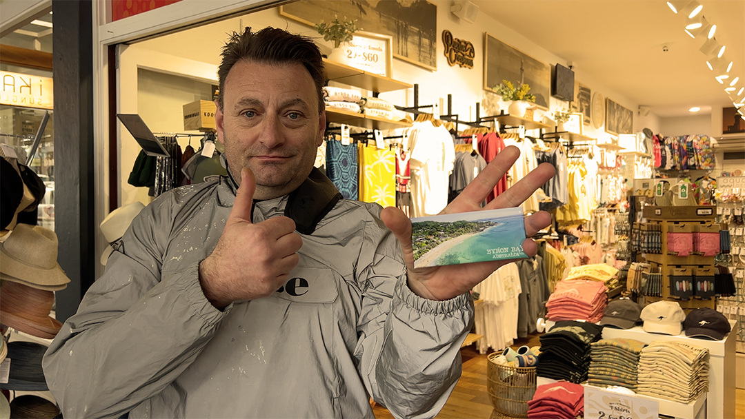 A little souvenir from the visit to Byron Bay.