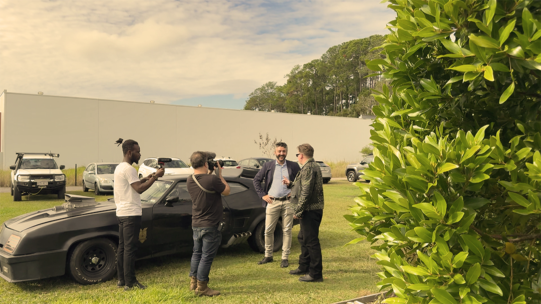 Returning to nature outside the Servatus facility.