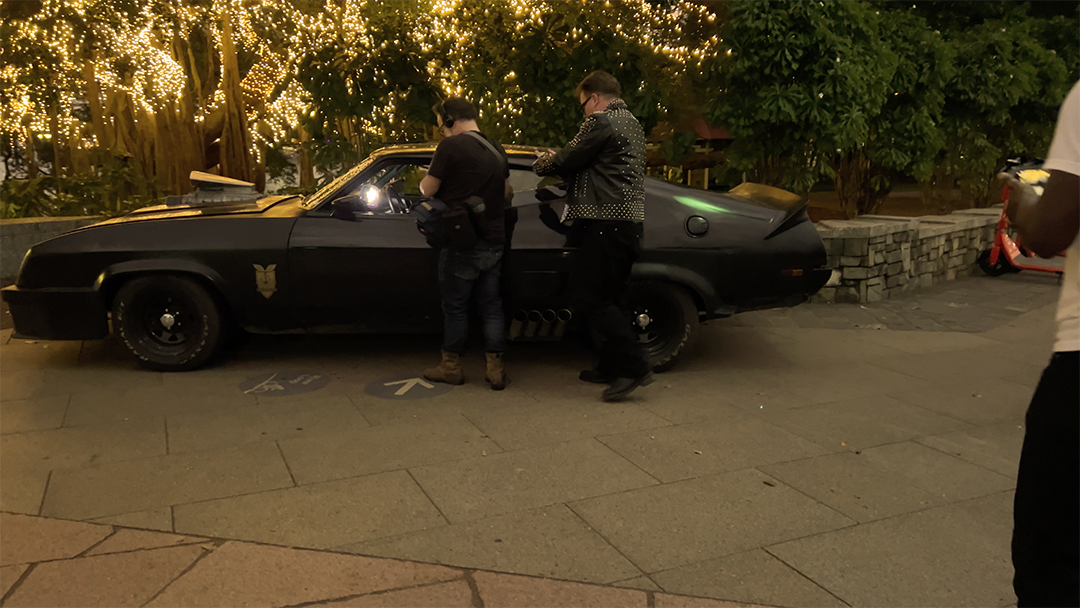 Never too far from the Interceptor.