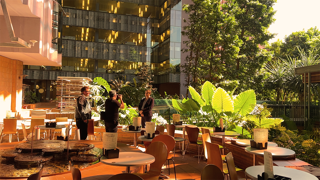 Fine dining in the fine city of Brisbane.